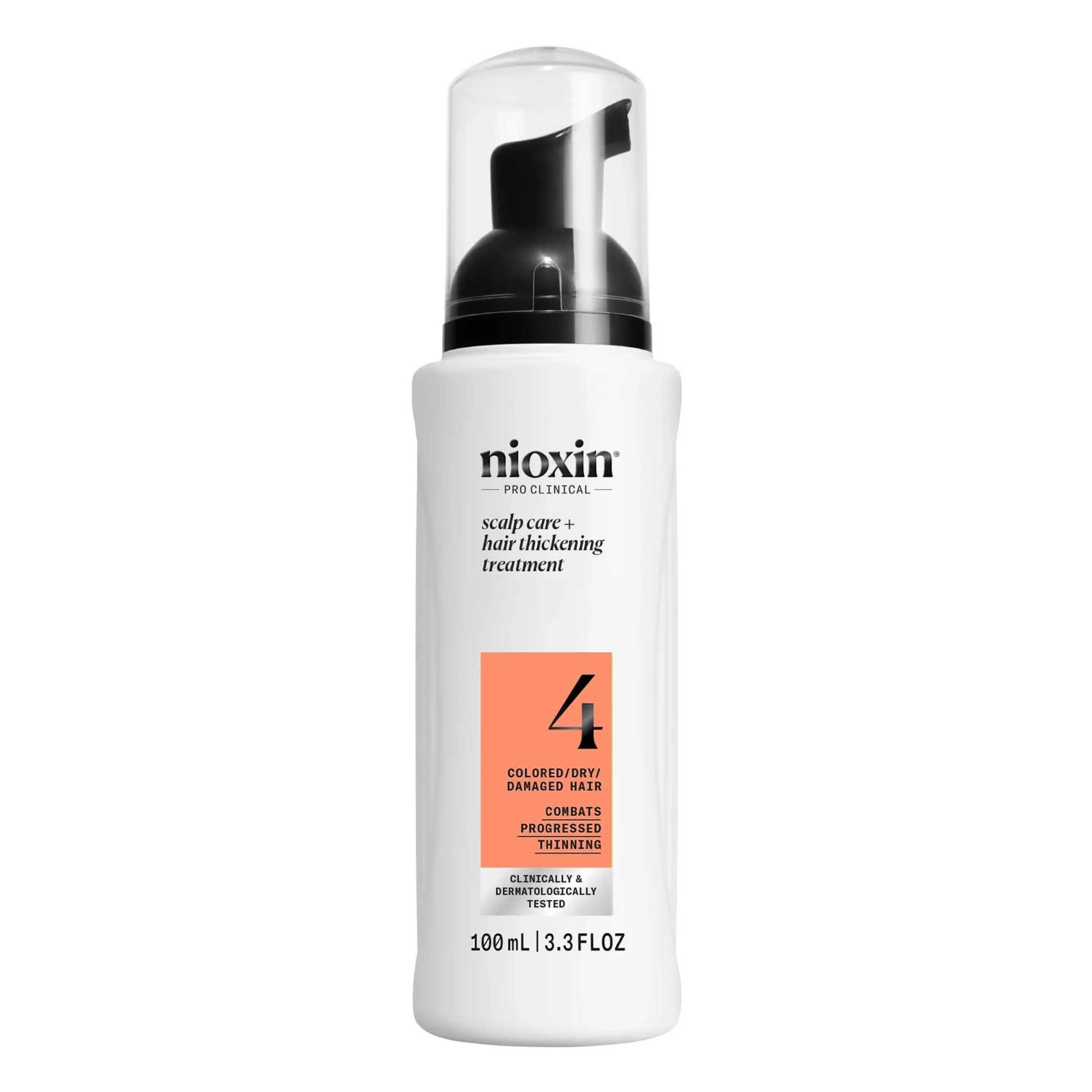 Nioxin System 4 Scalp Treatment for Colored Thinning Hair 100 ml - Hoitoseerumi selvästi ohentuneille, värjätyille hiuksille