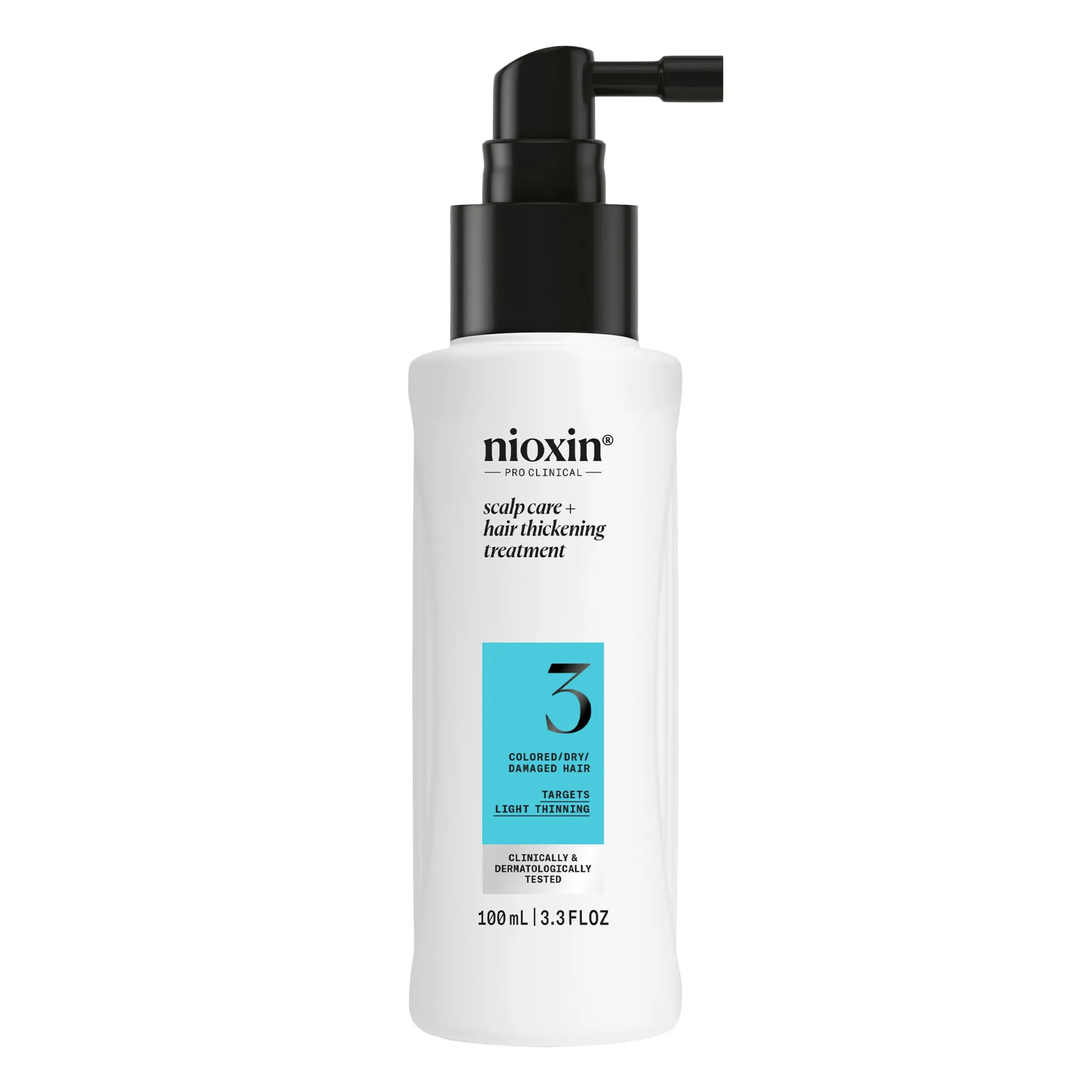 Nioxin System 3 Scalp Treatment for Colored Thinning Hair 100 ml - Hoitoseerumi ohentuneille, värjätyille hiuksille