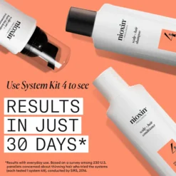 Nioxin System 4 Shampoo for Colored Thinning Hair 300 ml - Shampoo selvästi ohentuneille, värjätyille hiuksille