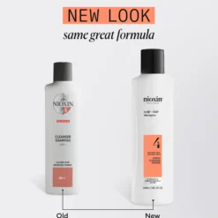 Nioxin System 4 Shampoo for Colored Thinning Hair 300 ml - Shampoo selvästi ohentuneille, värjätyille hiuksille