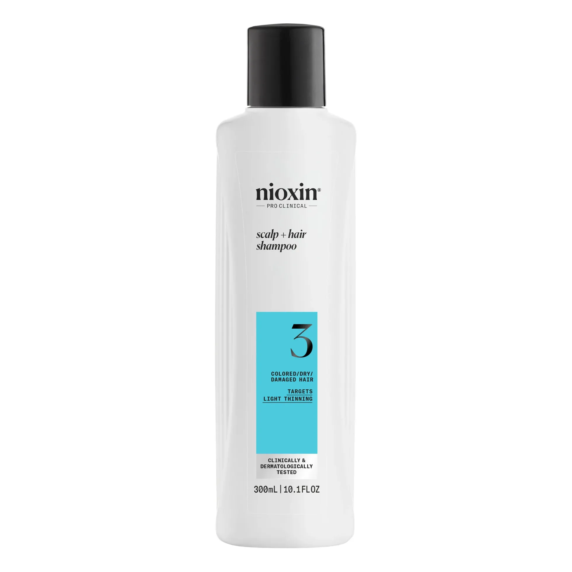 Nioxin System 3 Shampoo for Colored Thinning Hair 300 ml - Shampoo ohentuneille, värjätyille hiuksille
