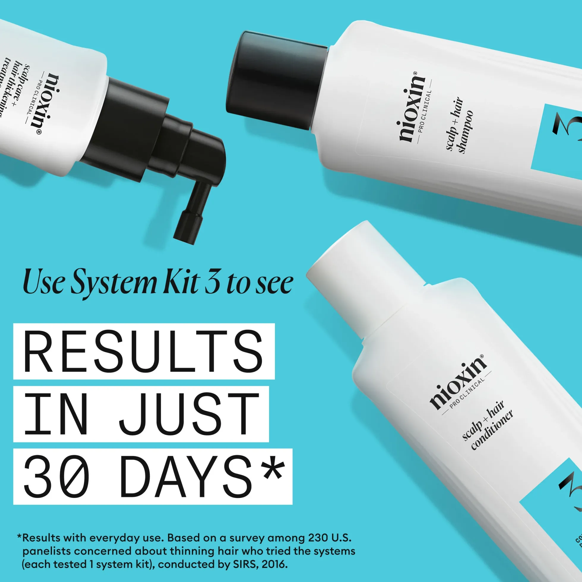 Nioxin System 3 Shampoo for Colored Thinning Hair 300 ml - Shampoo ohentuneille, värjätyille hiuksille