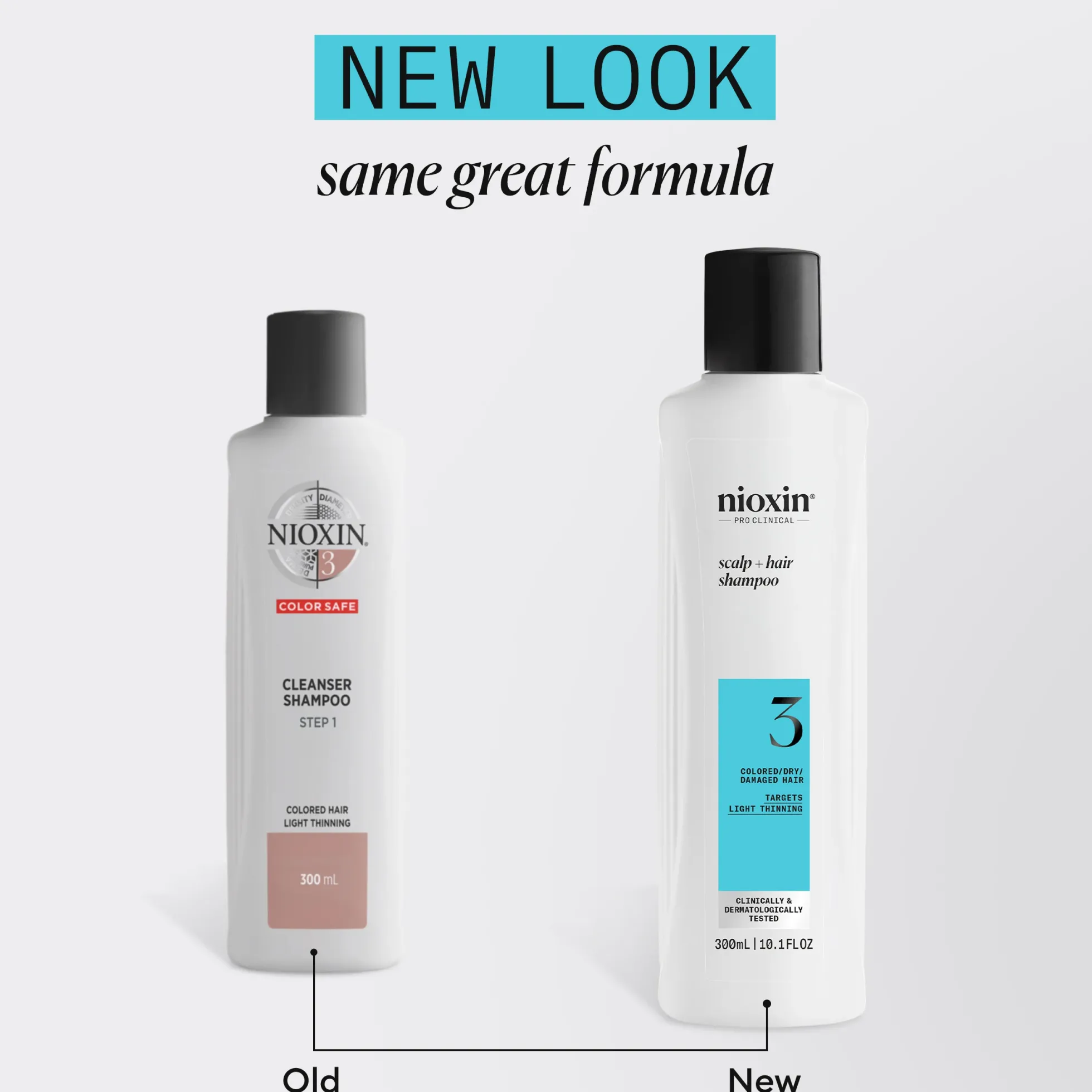 Nioxin System 3 Shampoo for Colored Thinning Hair 300 ml - Shampoo ohentuneille, värjätyille hiuksille