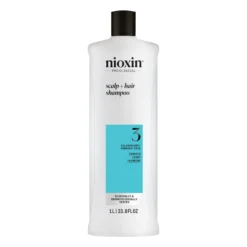 Nioxin System 3 Shampoo for Colored Thinning Hair 1000 ml - Shampoo ohentuneille, värjätyille hiuksille
