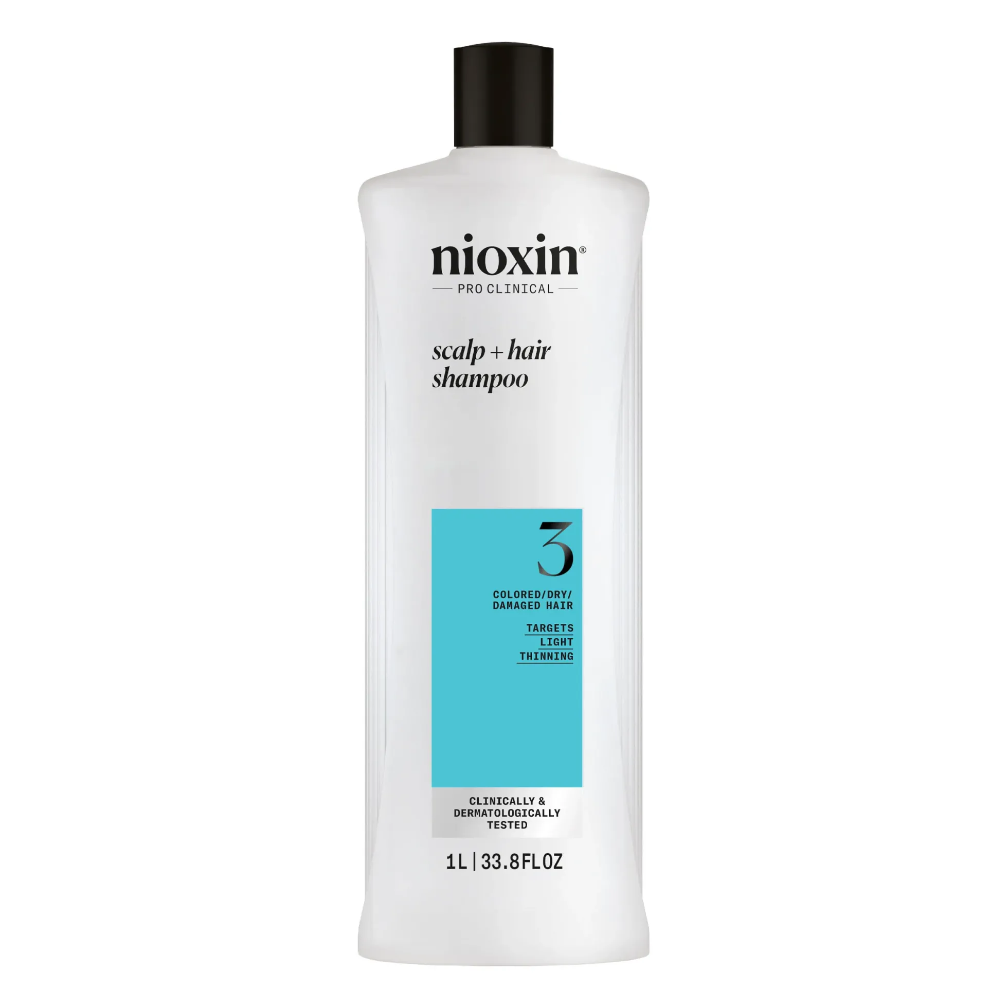 Nioxin System 3 Shampoo for Colored Thinning Hair 1000 ml - Shampoo ohentuneille, värjätyille hiuksille