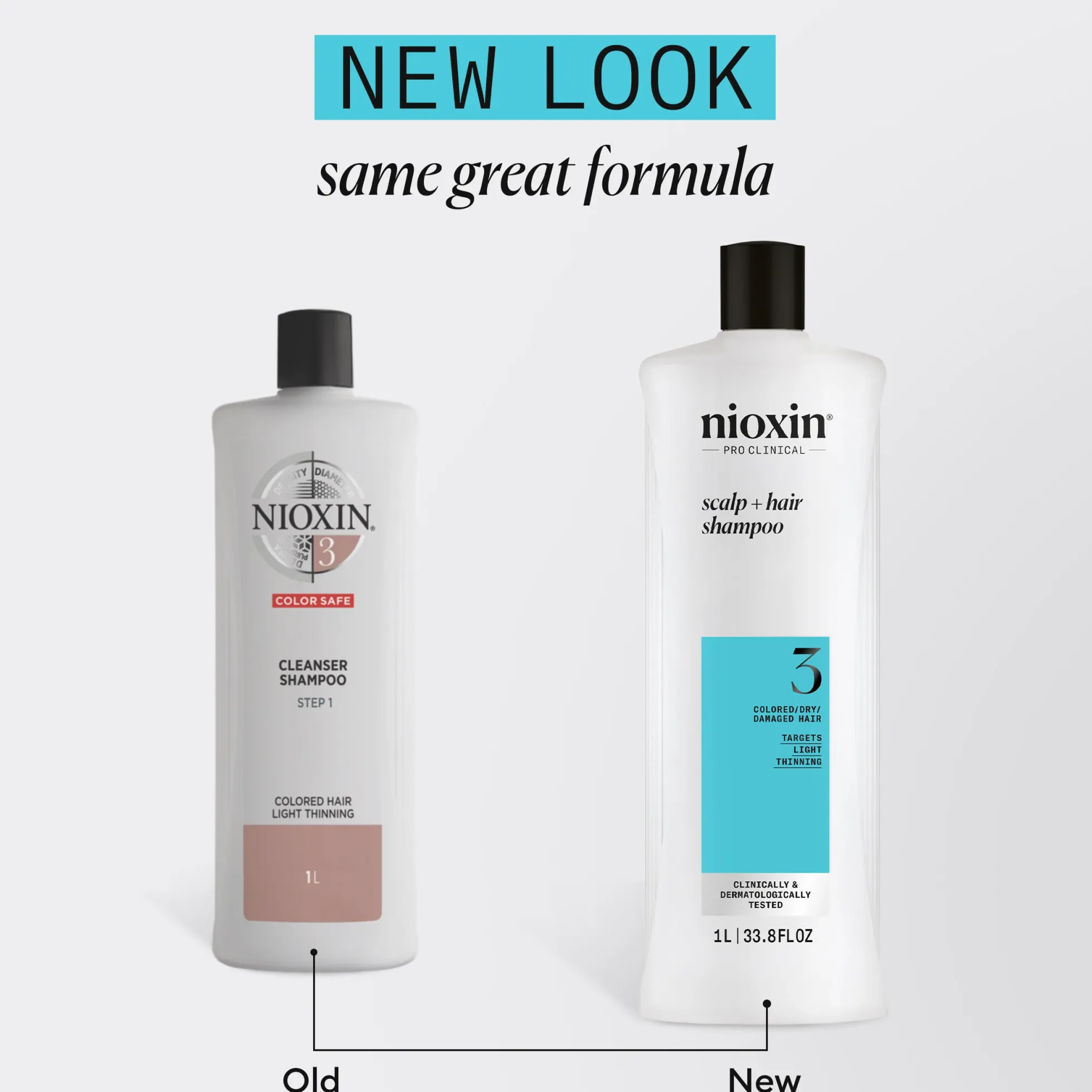 Nioxin System 3 Shampoo for Colored Thinning Hair 1000 ml - Shampoo ohentuneille, värjätyille hiuksille