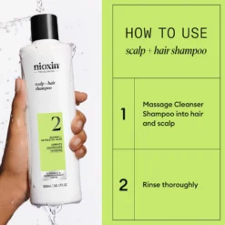 Nioxin System 2 Shampoo for Thinning Hair 300 ml - Shampoo selvästi ohentuneille hiuksille