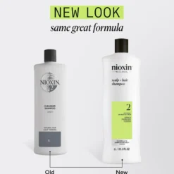 Nioxin System 2 Shampoo for Thinning Hair 1000 ml - Shampoo selvästi ohentuneille hiuksille