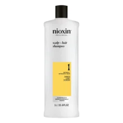 Nioxin System 1 Shampoo for Thinning Hair 1000 ml - Shampoo oheneville hiuksille