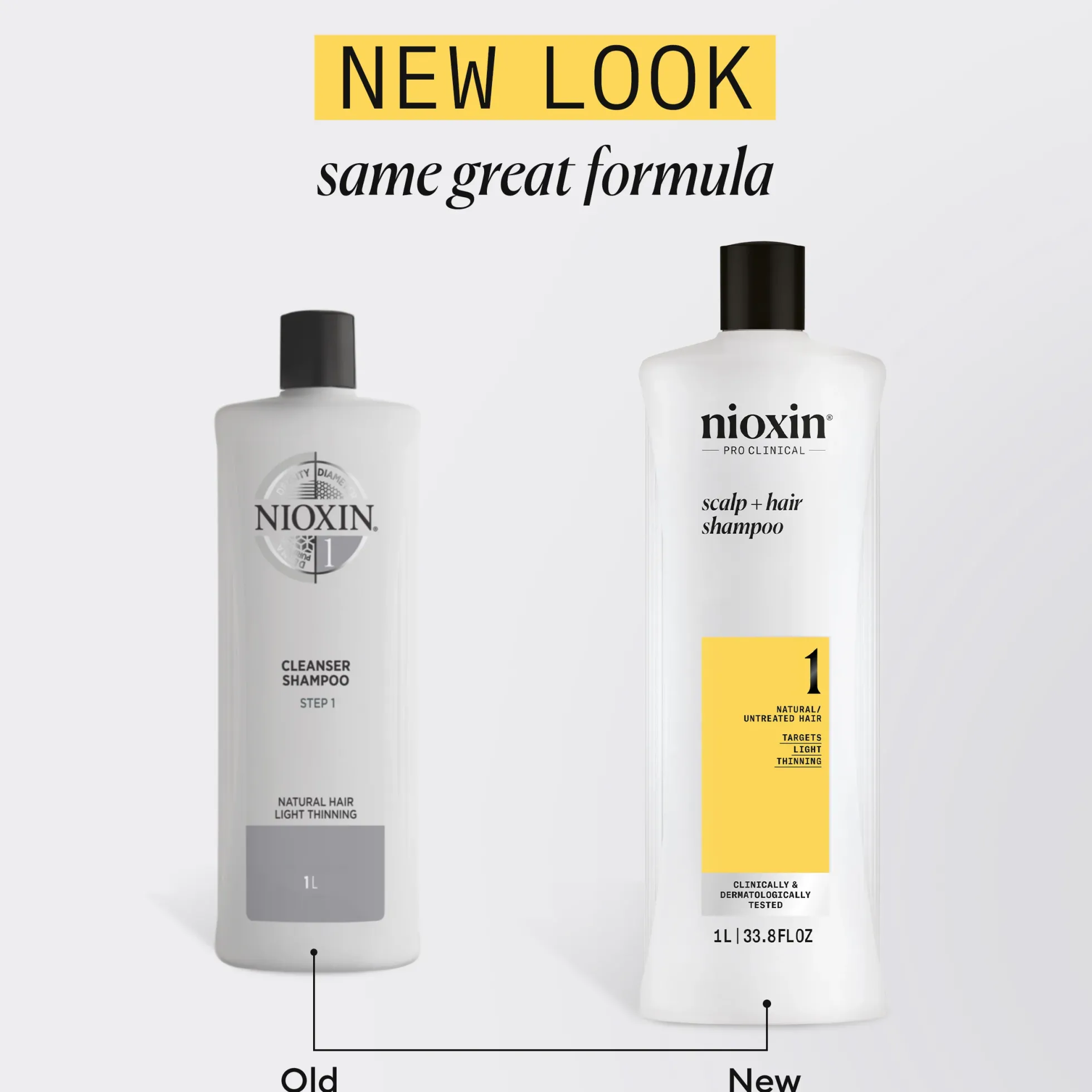 Nioxin System 1 Shampoo for Thinning Hair 1000 ml - Shampoo oheneville hiuksille