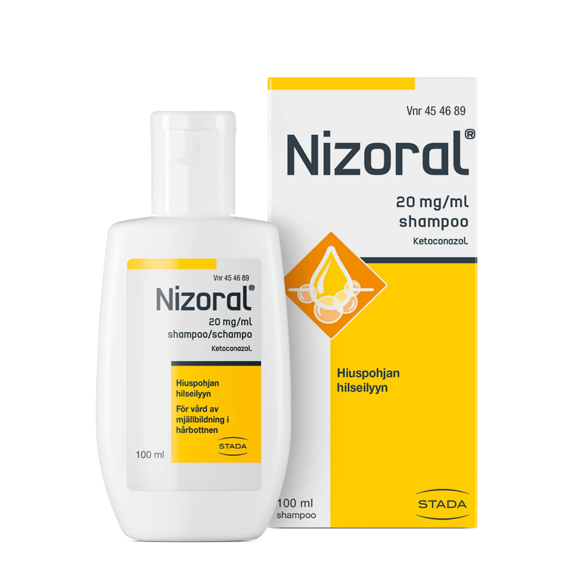 Nizoral shampoo 20 mg/ml - eri kokoja