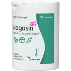 NOGASIN GO 600 GaIU 25/50 PURUTABL.