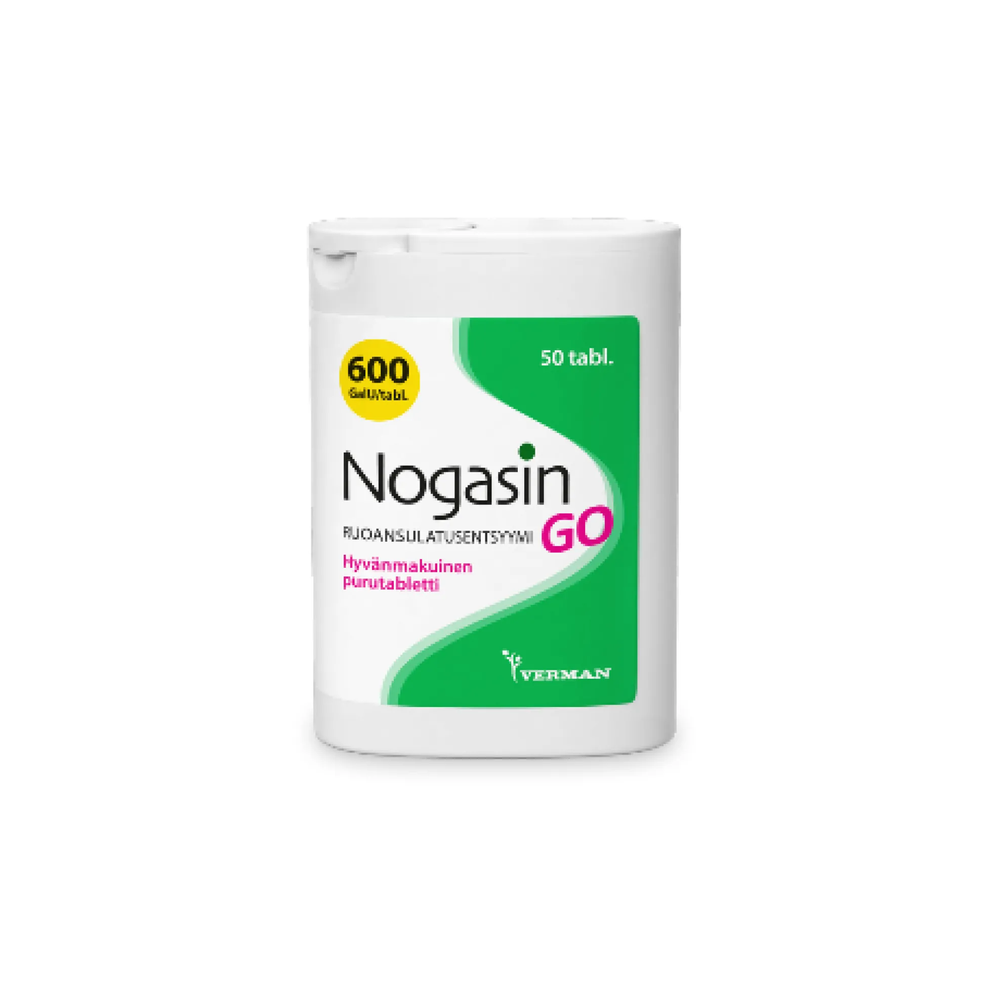 NOGASIN GO 600 GaIU 25/50 PURUTABL.