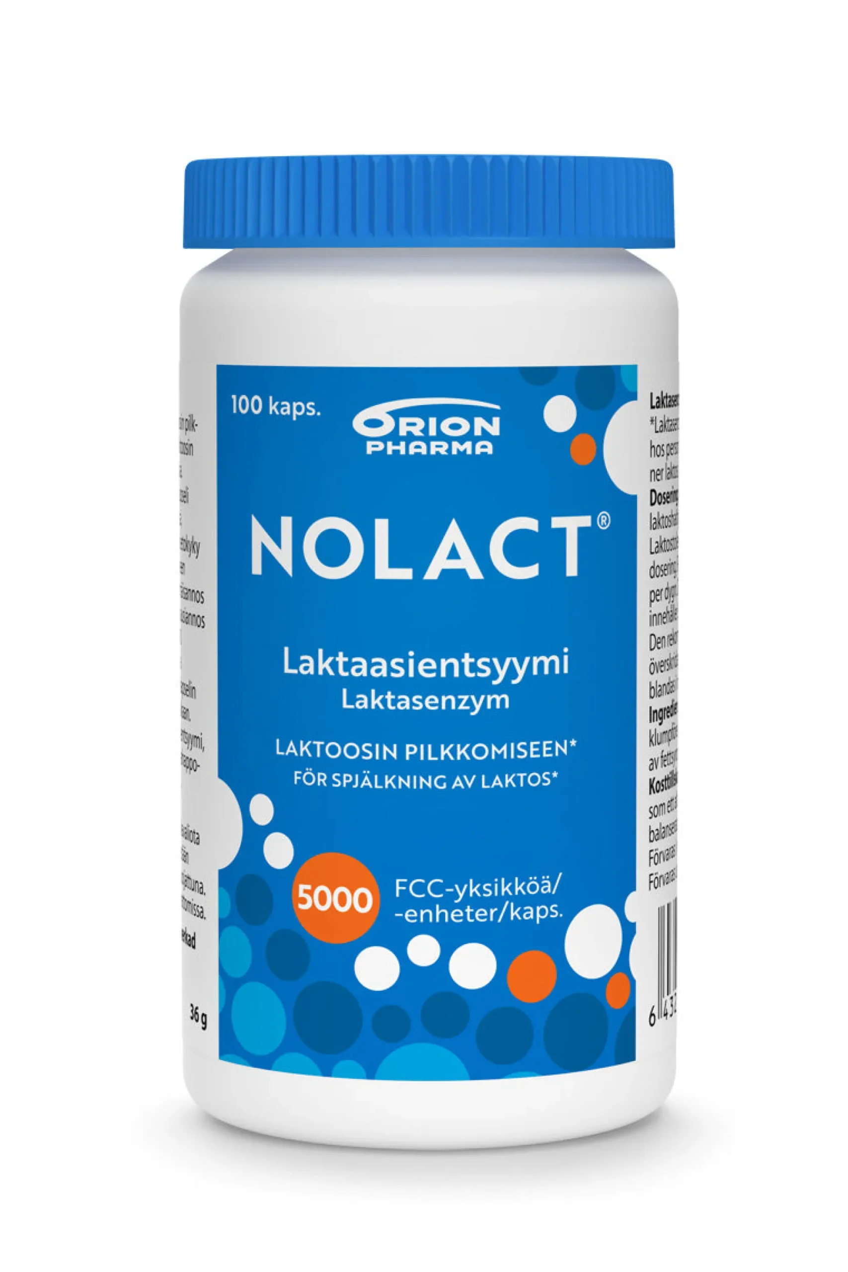 NOLACT laktoosinpilkkoja 100 kaps.