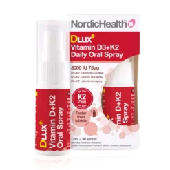 Nordic Health DLux D3+K2-suihke 75+75 mikrog 12 ml 90 suihketta