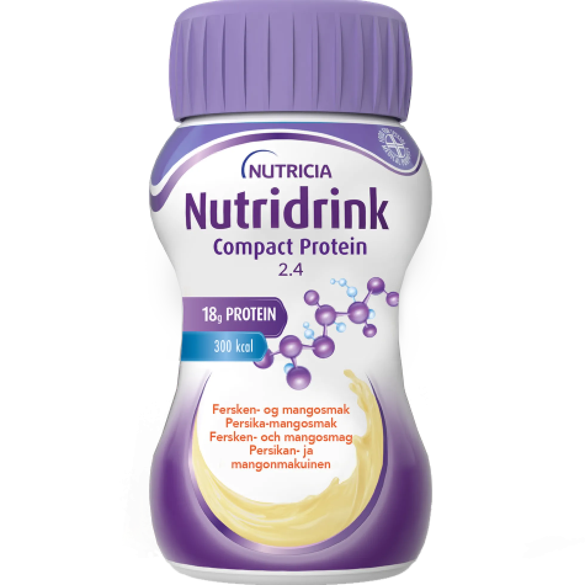 NUTRIDRINK COMPACT PROTEIN PERSIKKA-MANGO 4 x 125 ml