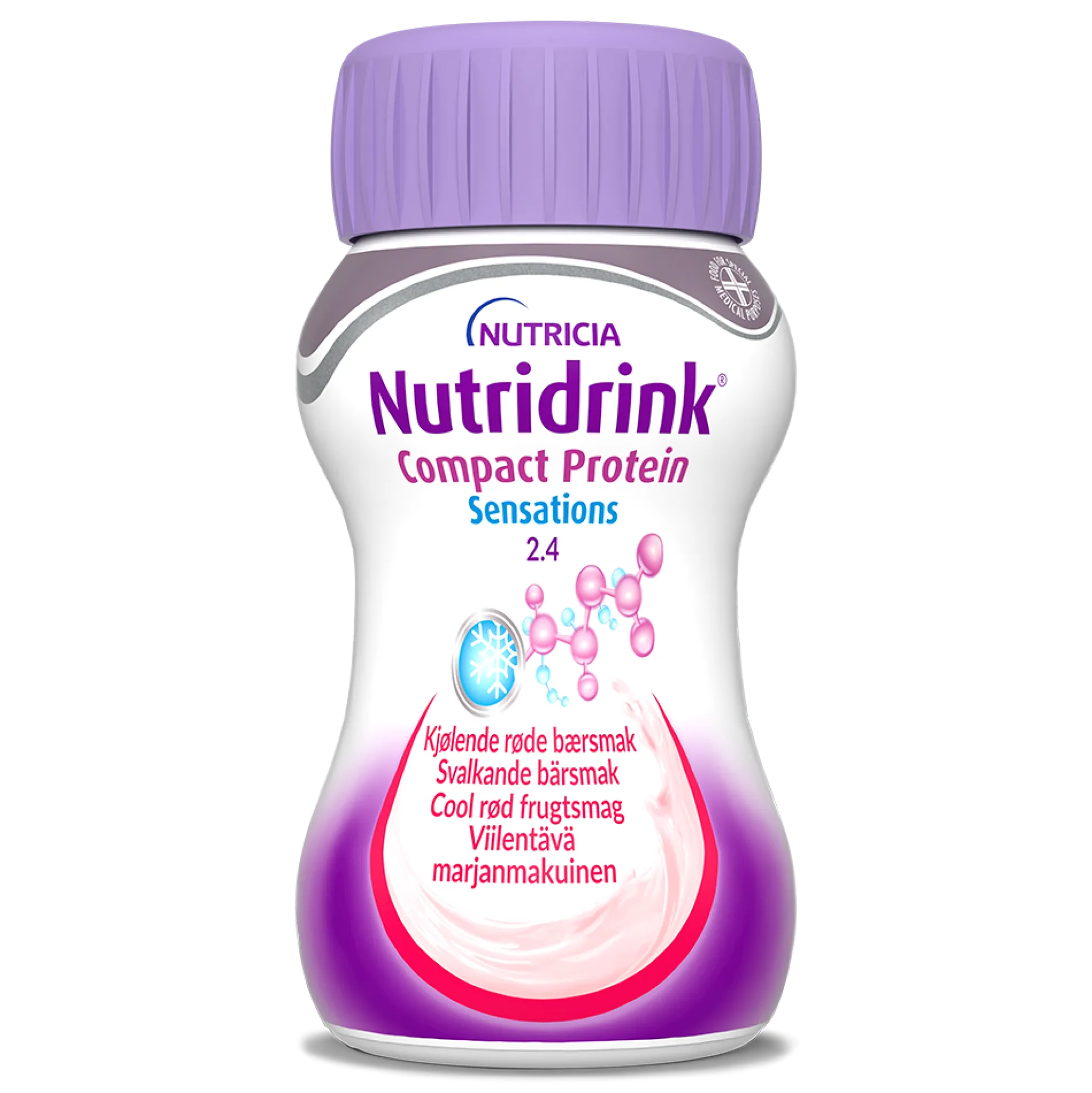 Nutridrink Compact Protein Sensations viilentävä marjanmakuinen 4 x 125 ml