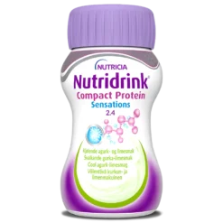 Nutridrink Compact Protein Sensations viilentävä kurkku-lime 4 x 125 ml