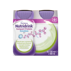 Nutridrink Compact Protein Sensations viilentävä kurkku-lime 4 x 125 ml