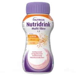 NUTRIDRINK MULTI FIBRE MANSIKKA 4 x 200 ml