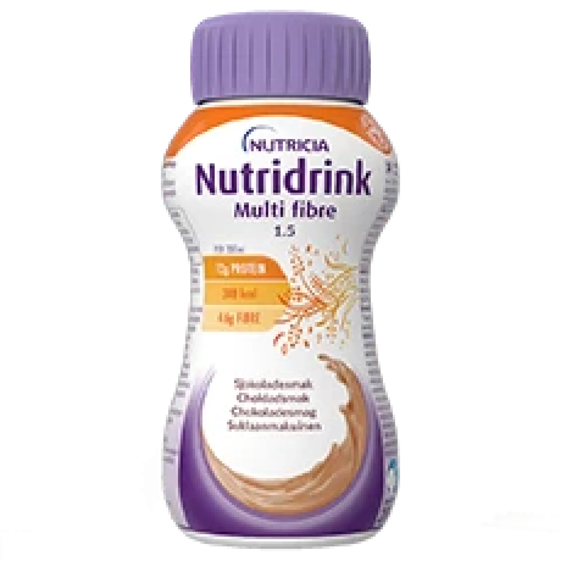NUTRIDRINK MULTI FIBRE SUKLAA 4 x 200 ml