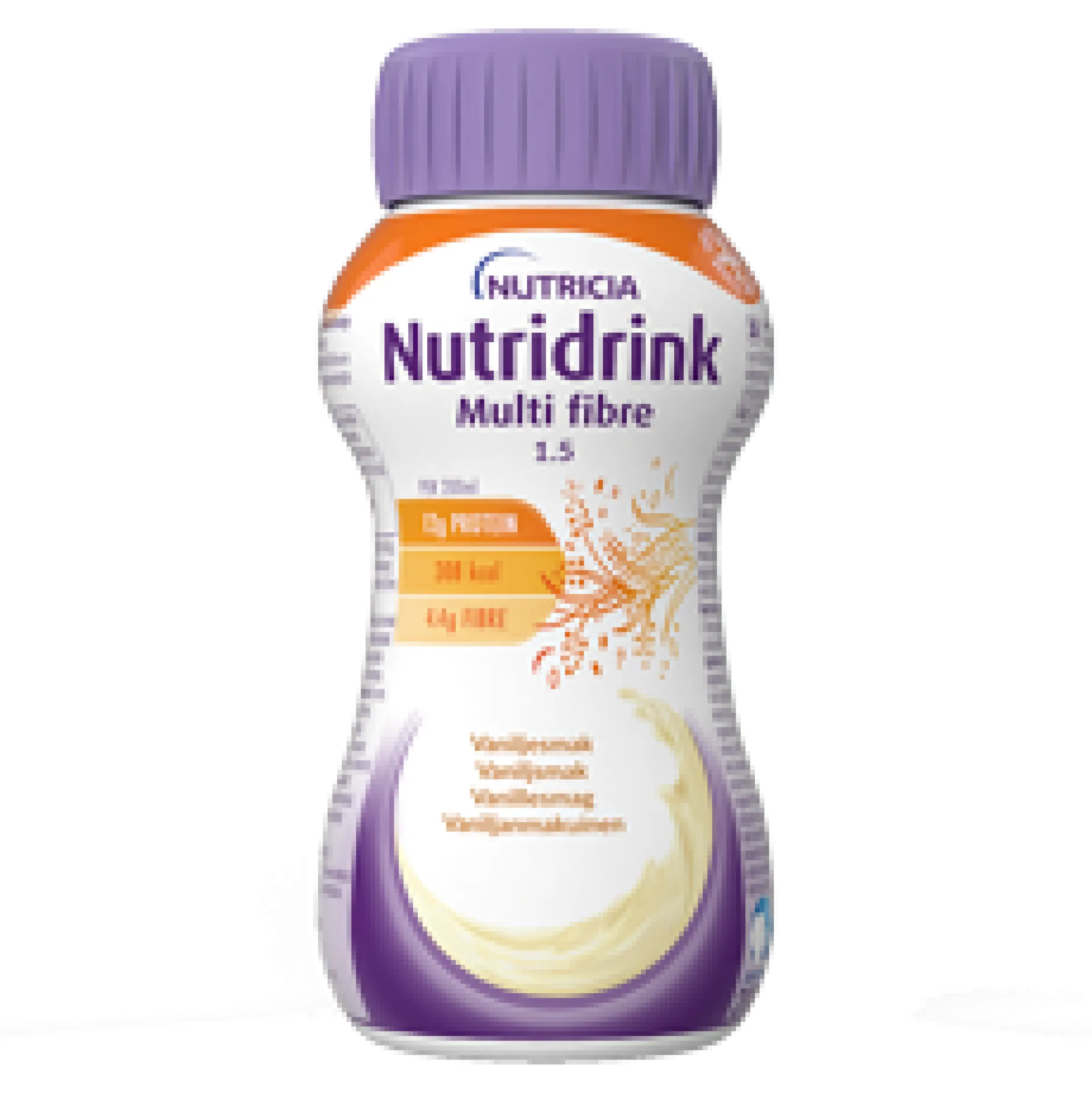 NUTRIDRINK MULTI FIBRE VANILJA 4 x 200 ml
