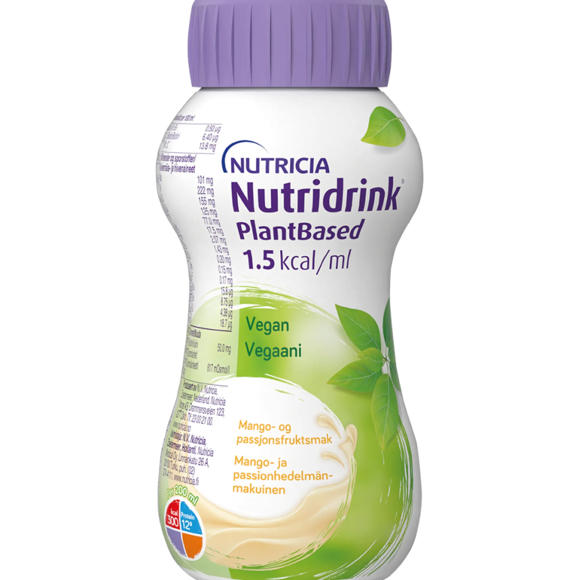 Nutridrink PlantBased Mango-passion 4x200 ml