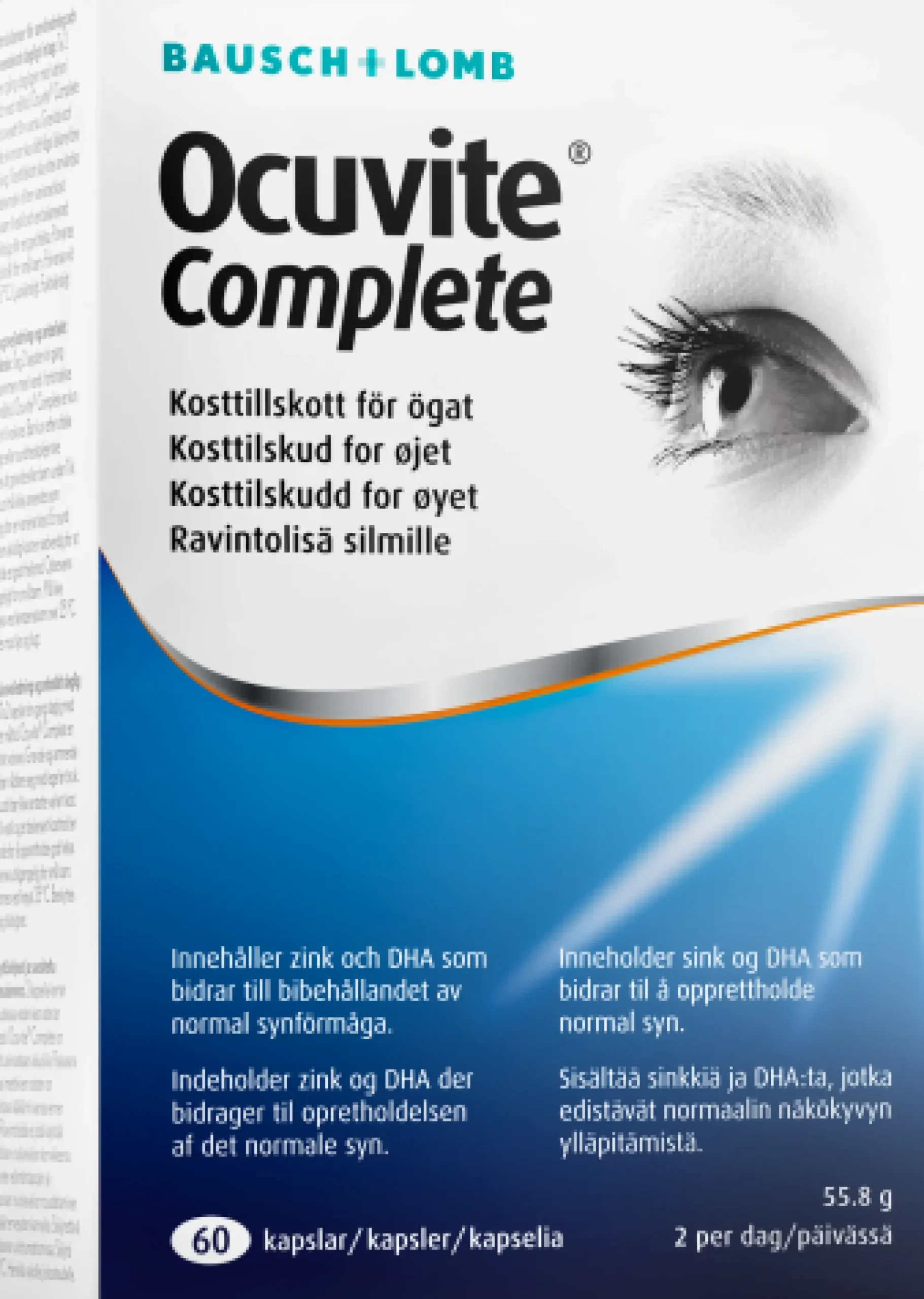 OCUVITE COMPLETE -ravintolisä silmien hyvinvointiin