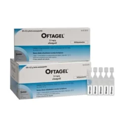 OFTAGEL 2,5 mg/g silmägeeli kerta-annospipetti -eri kokoja