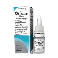 OFTAGEL 2,5 mg/g silmägeeli pullossa -eri kokoja