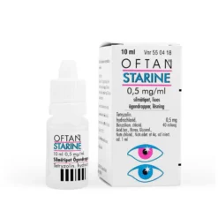 OFTAN STARINE 0,5 mg/ml silmätipat 10 ml pullo