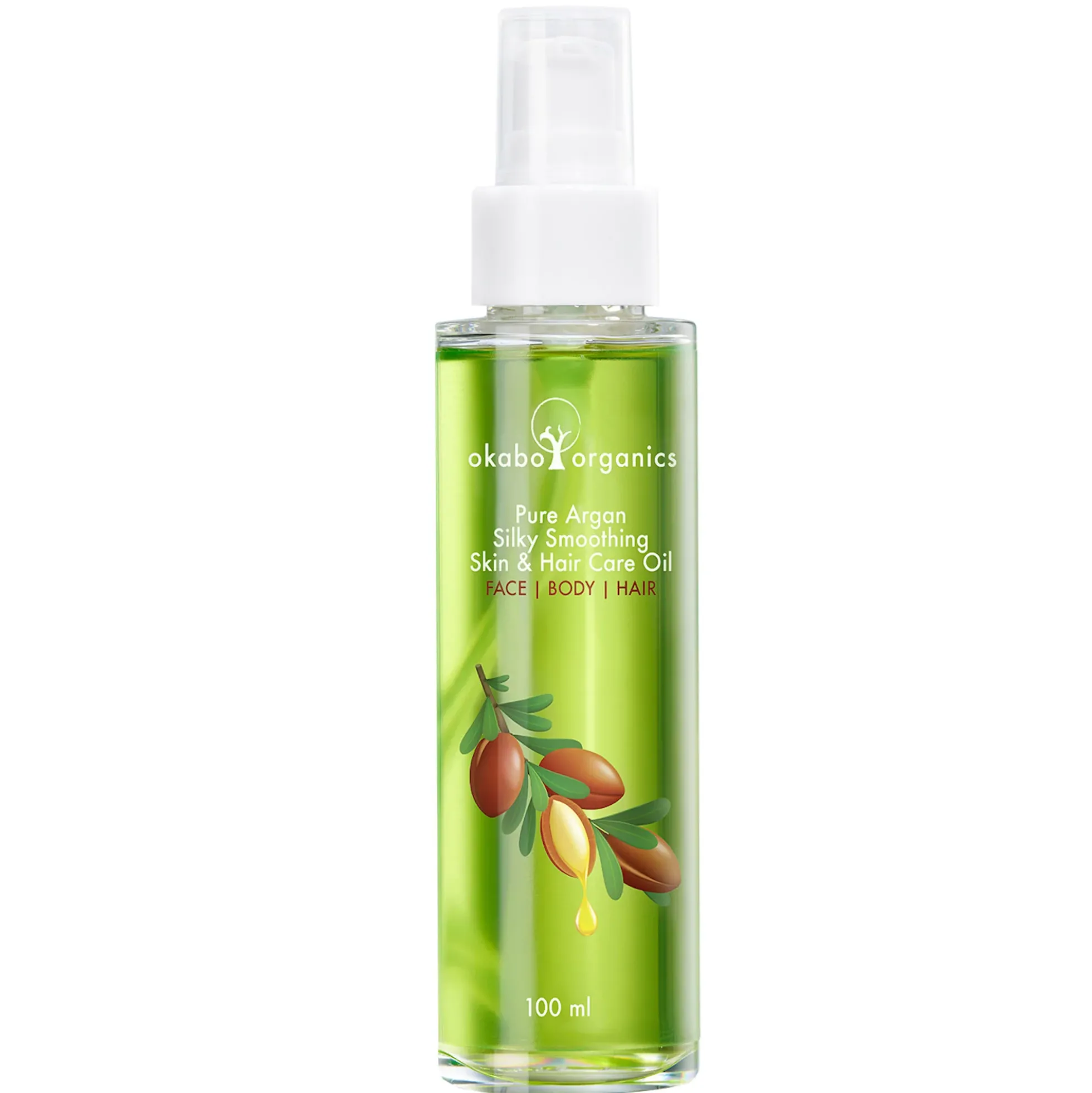 Okabo 100% Pure Argan Face & Body Oil 100 ml