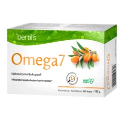 Omega7 tyrniöljykapseli 150 kapselia +Bertil´s Tyrni D3 -vitamiini Kaupan päälle!