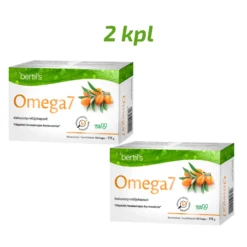 Omega7 tyrniöljykapseli säästöpakkaus 2 x 150 kaps
