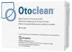 Otoclean korvanpuhdistusaine koiralle ja kissalle 18 x 5 ml