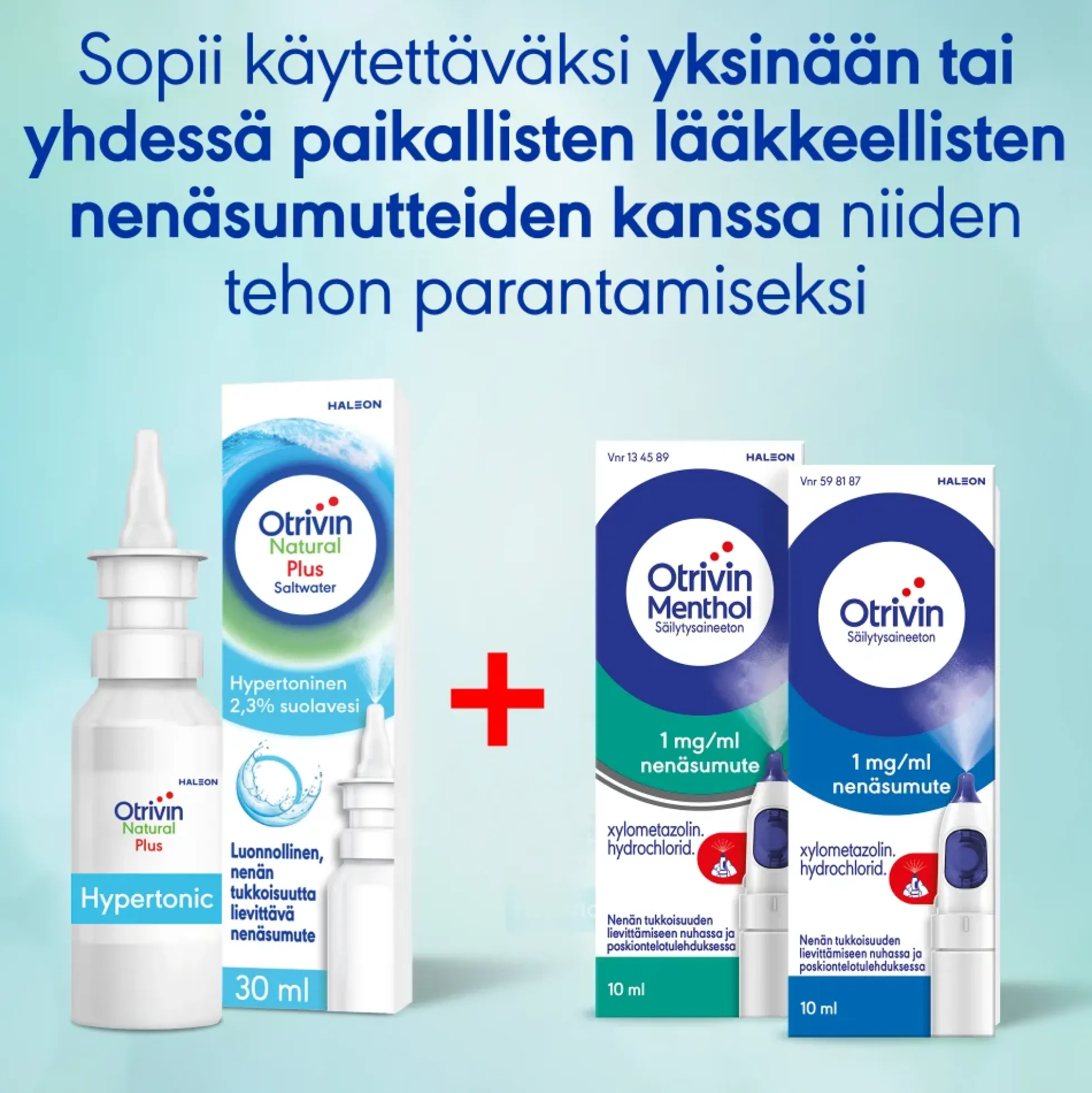 Otrivin Natural Plus Saltwater nenäsumute 30 ml