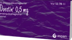 OVESTIN 0,5 mg -emätinpuikot - eri kokoja