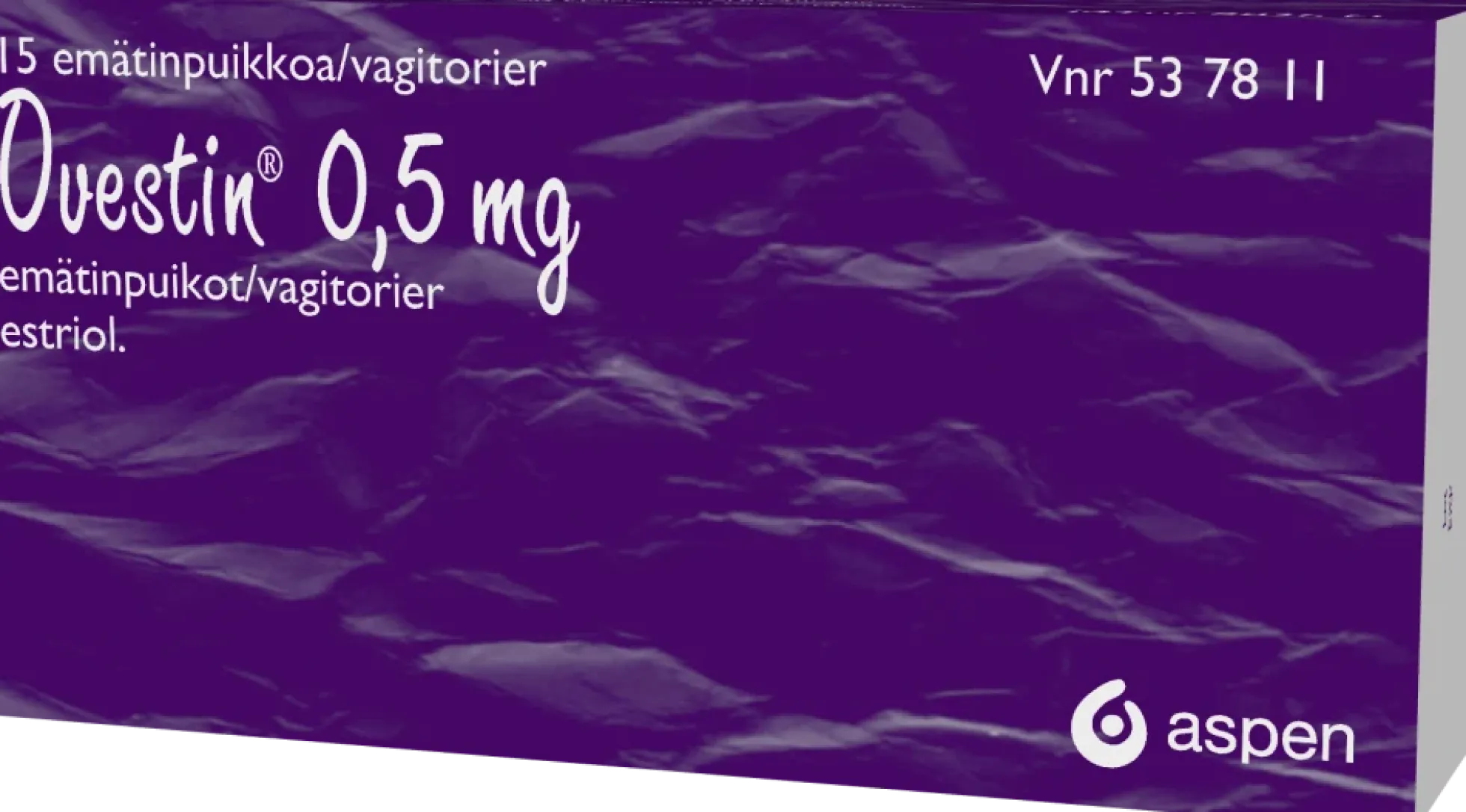 OVESTIN 0,5 mg -emätinpuikot - eri kokoja