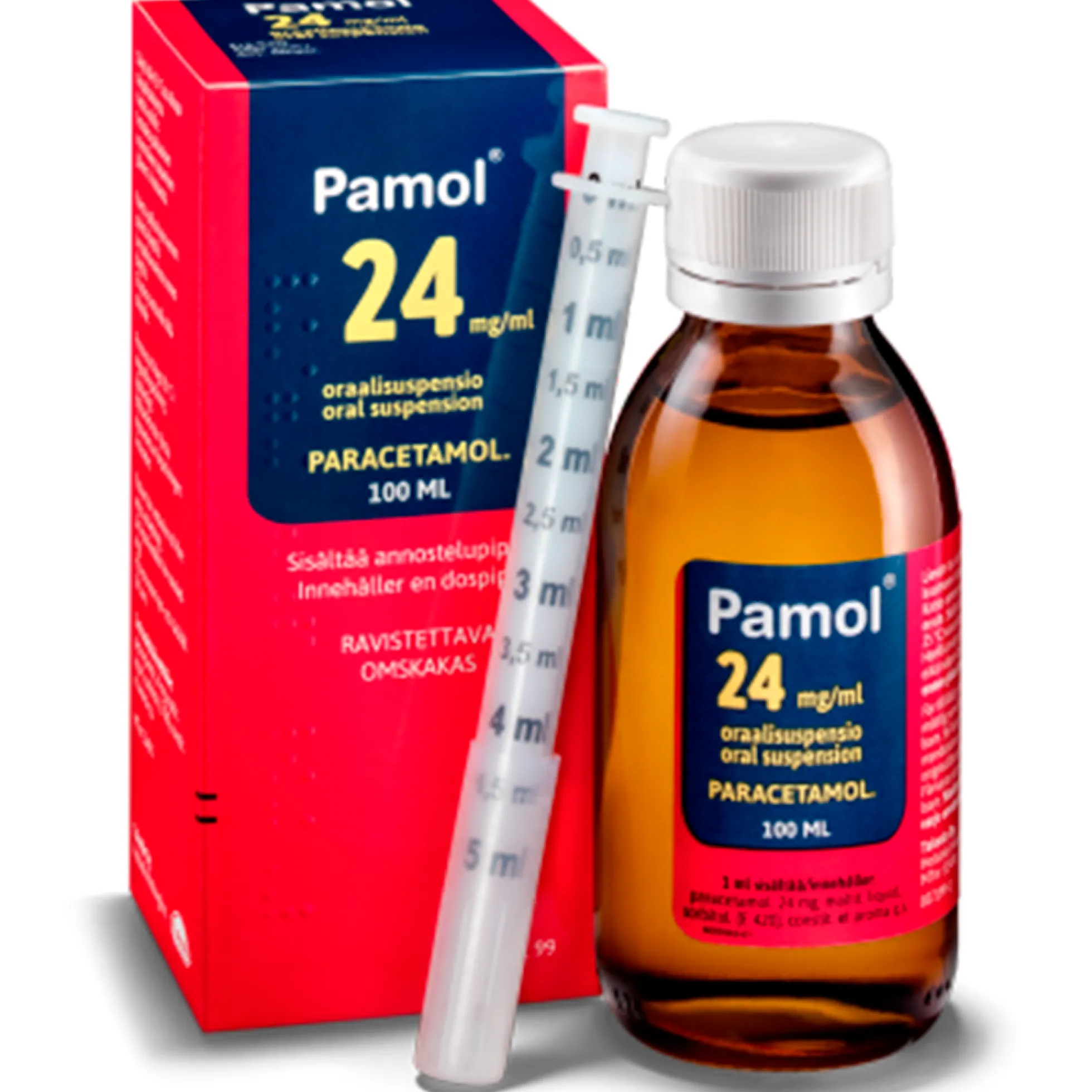 Pamol 24 mg/ml -oraaliliuos 100 ml