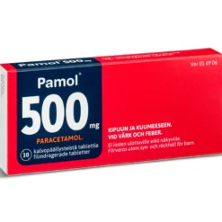 Pamol 500 mg -tabletti - eri kokoja