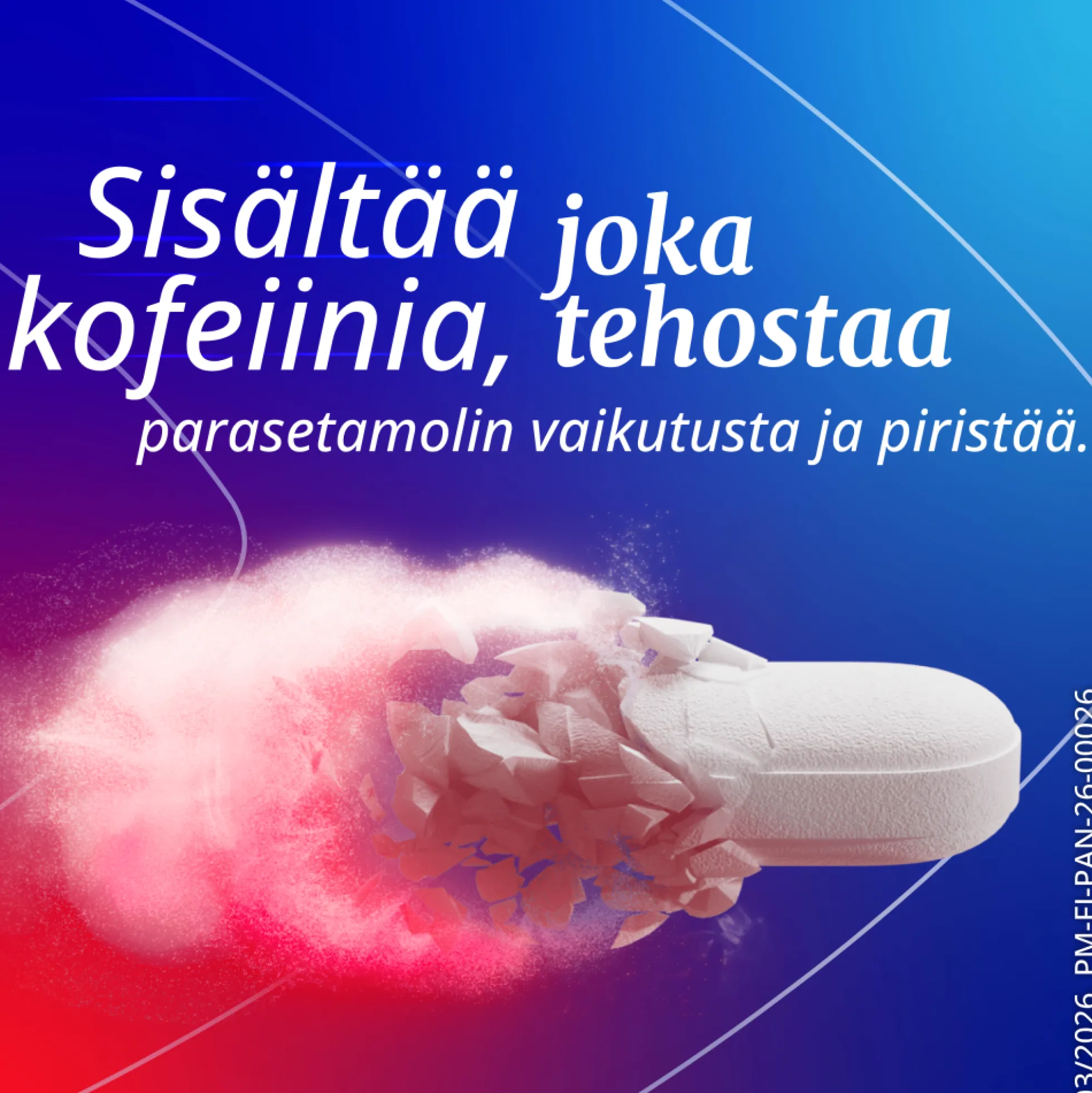 Panadol Coffein 500/65 mg -tabletit eri kokoja