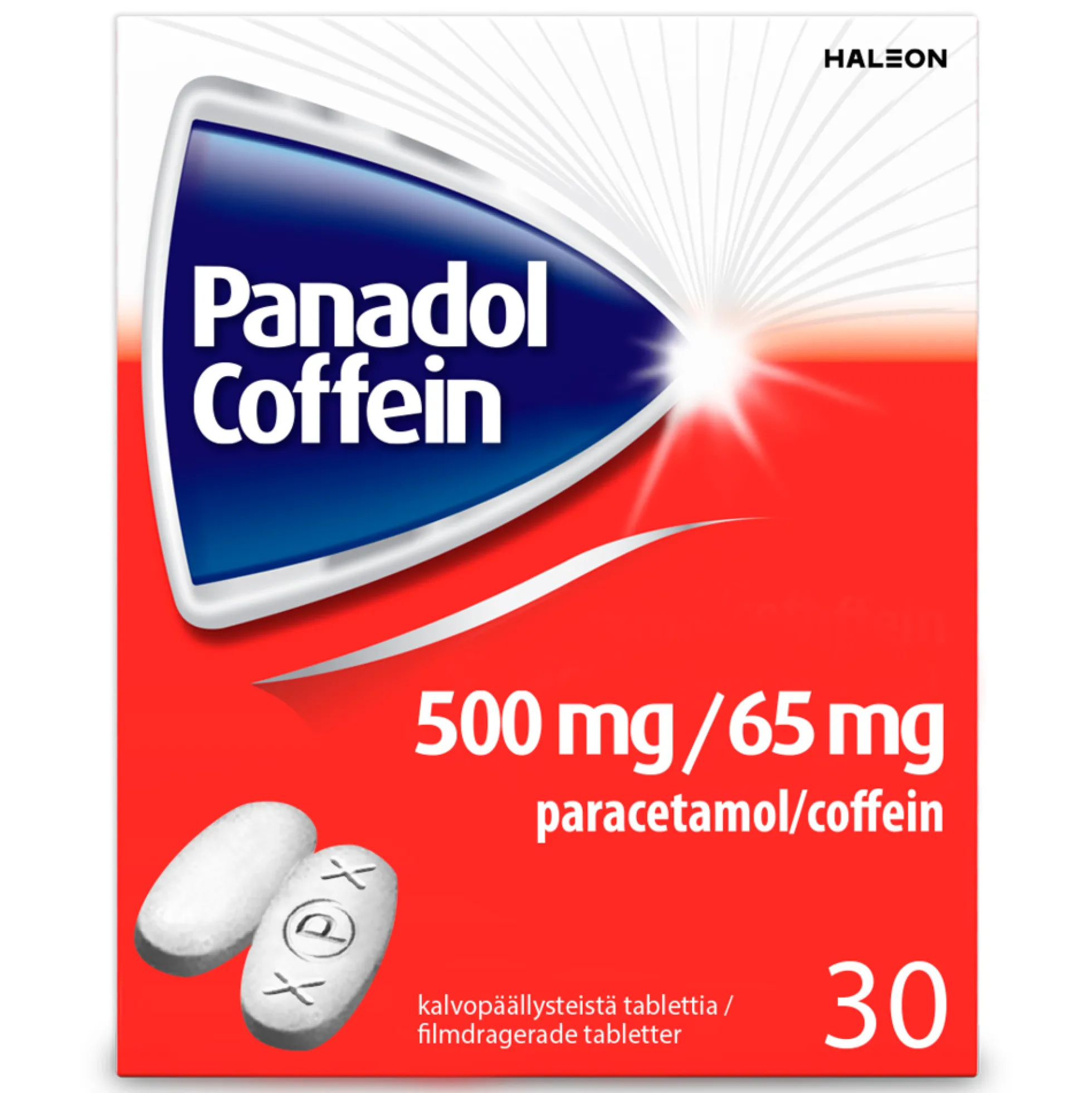 Panadol Coffein 500/65 mg -tabletit eri kokoja