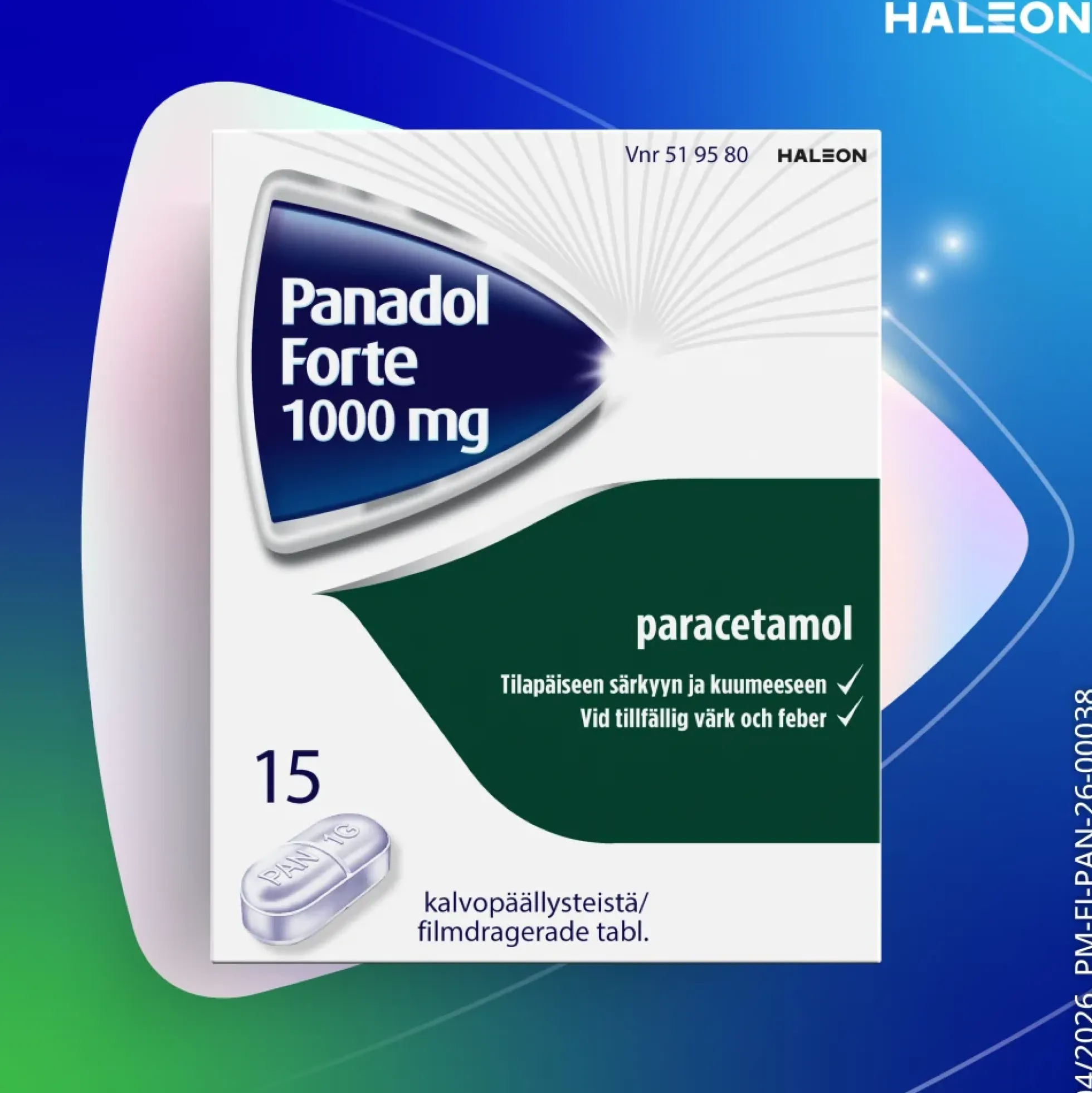 Panadol Forte 1000 mg - 15 tablettia