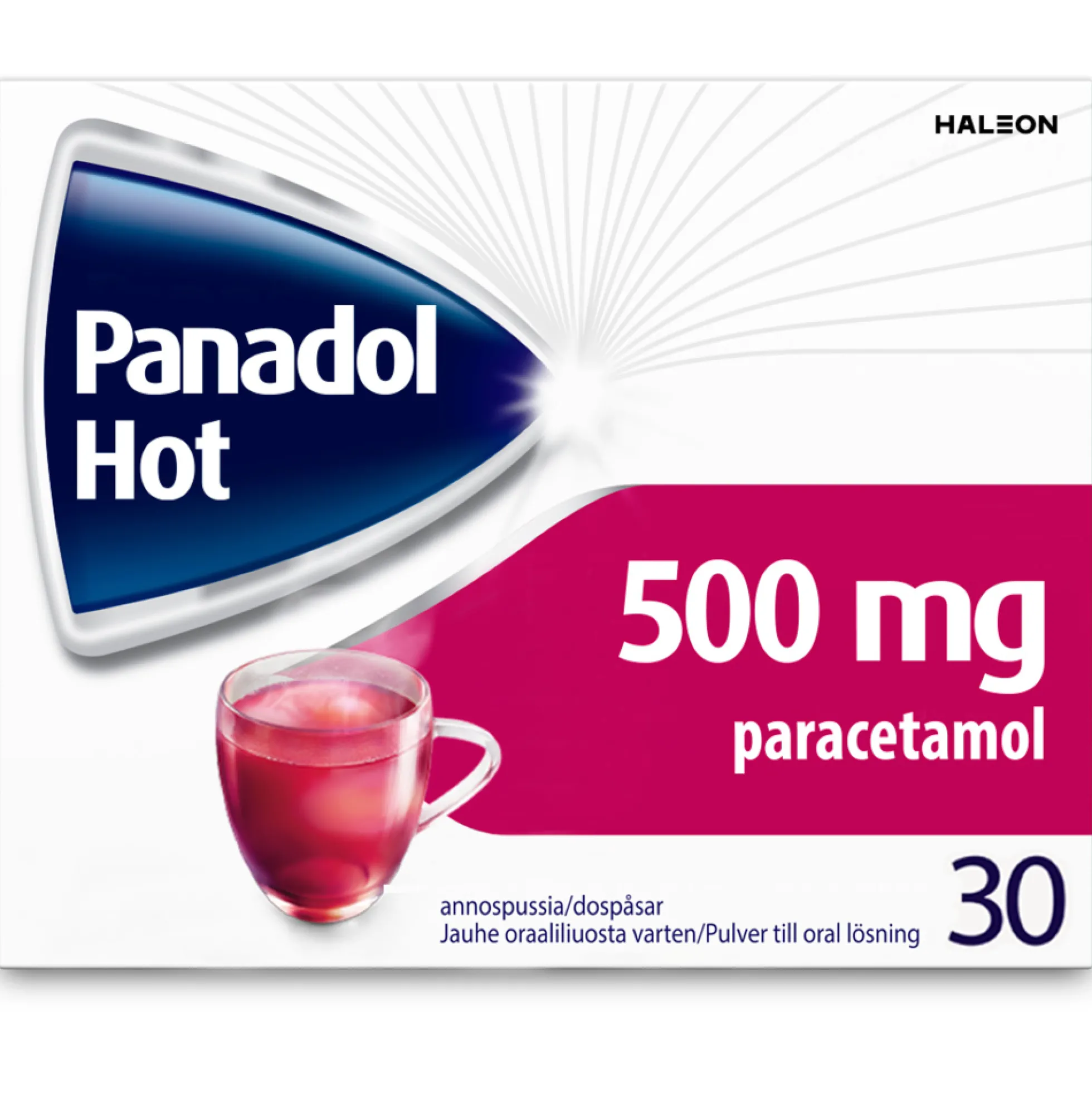 Panadol Hot 500 mg/annos -annosjauheet 30 annospussia
