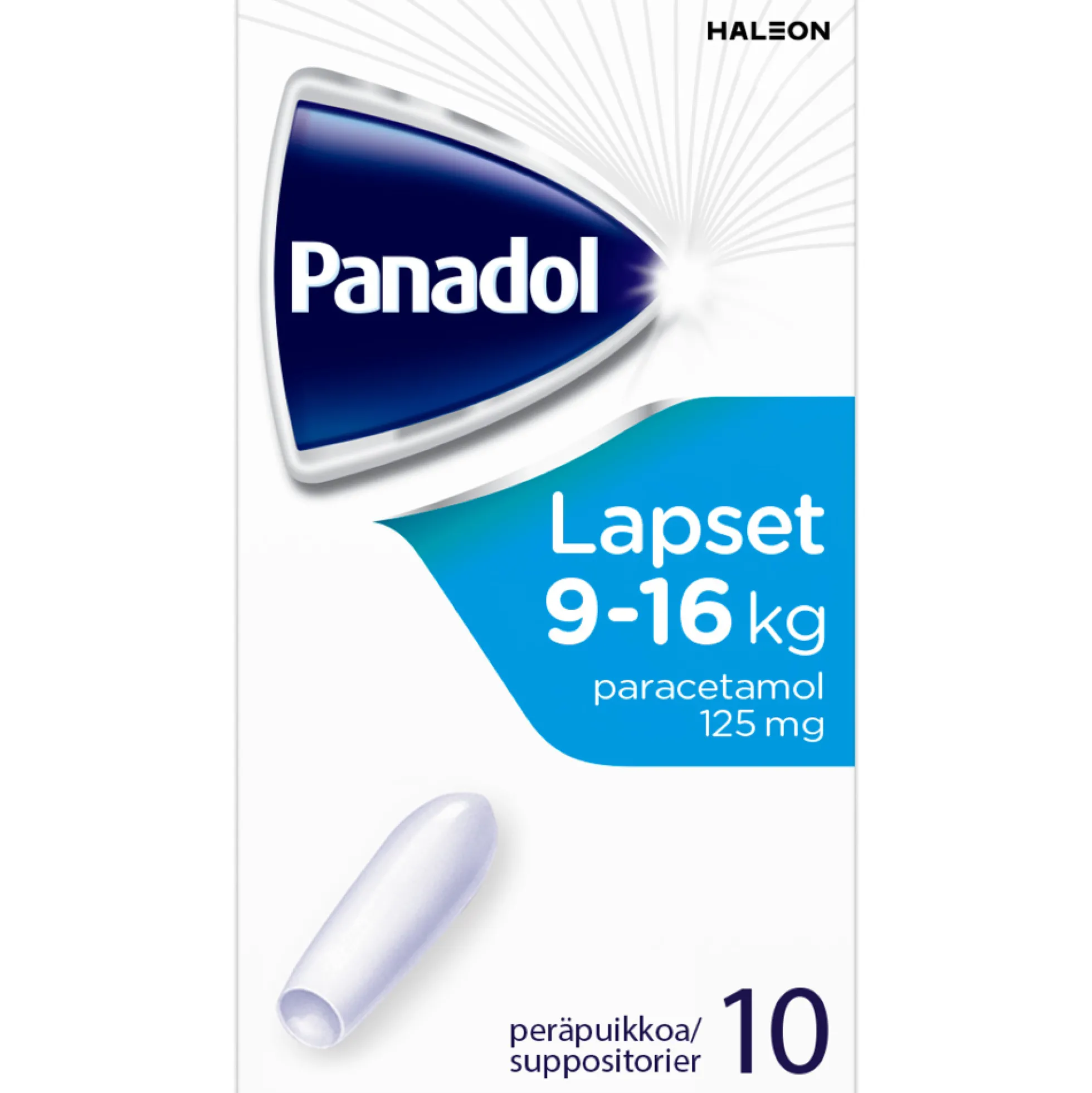 Panadol 125 mg -peräpuikot 10 kpl