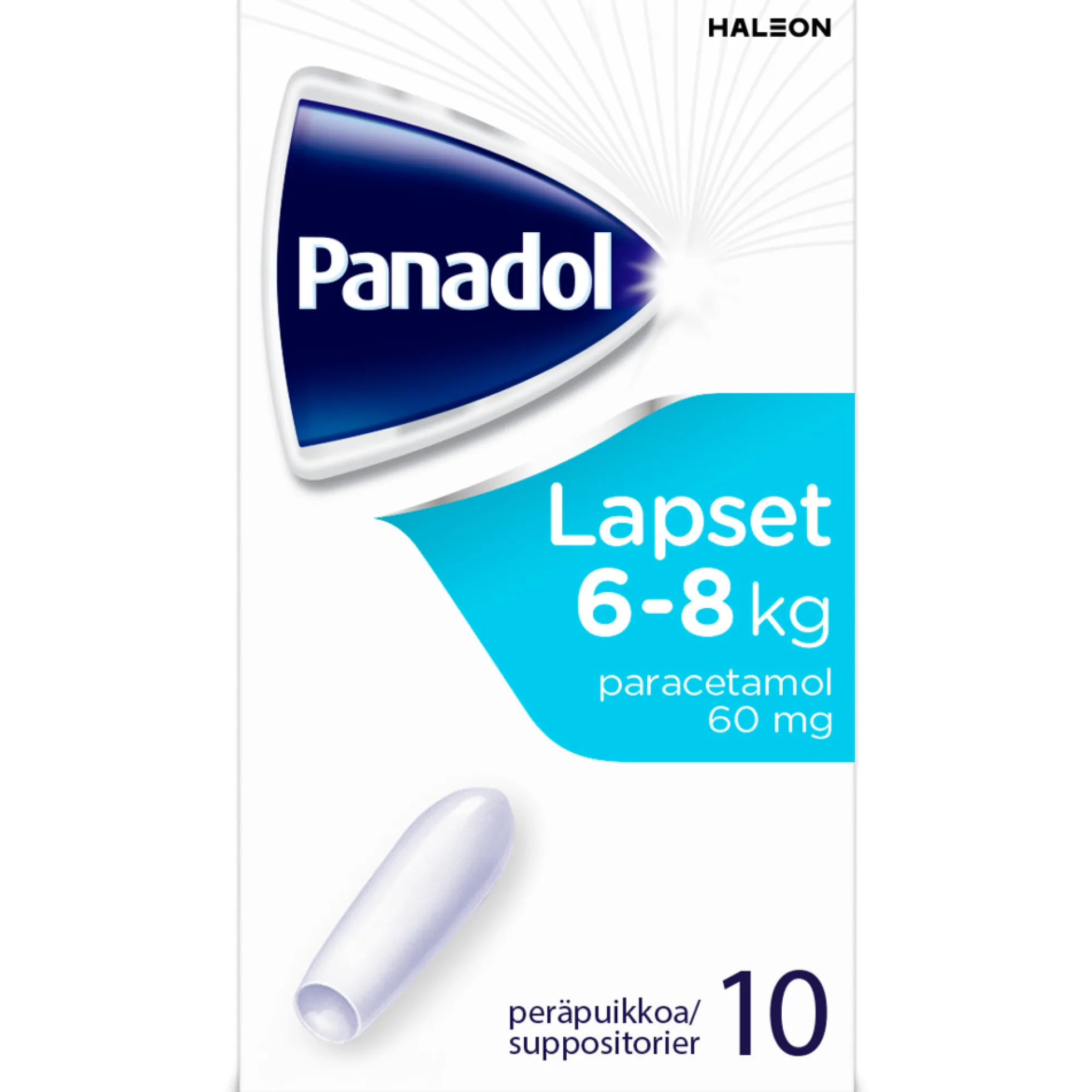 Panadol 60 mg -peräpuikot 10 kpl