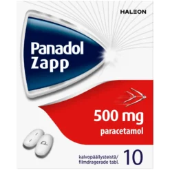 Panadol Zapp 500 mg -tabletit eri kokoja
