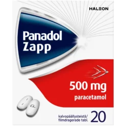 Panadol Zapp 500 mg -tabletit eri kokoja