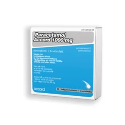 Paracetamol Accord 1000 mg poretabl 12 kpl