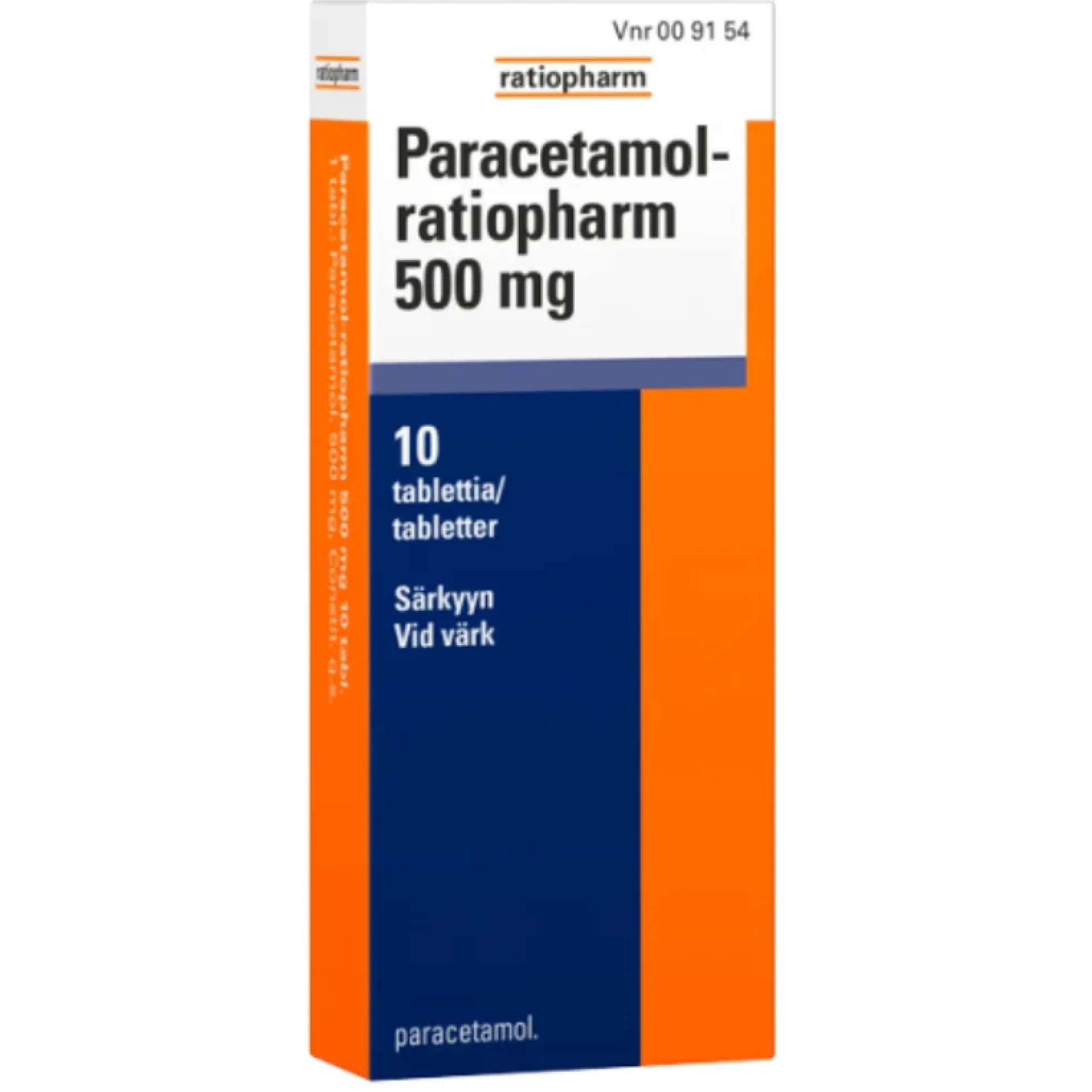 Paracetamol-ratiopharm 500 mg - eri kokoja